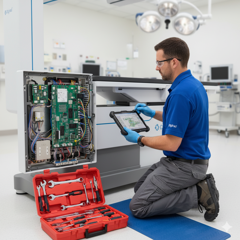 Digirad Cardius 3 XPO Nuclear Medicine Repair Service and Maintenance