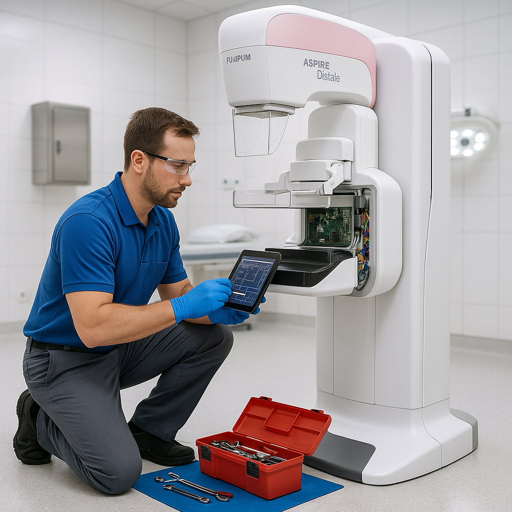 Fujifilm Aspire Cristalle Mammography Repair Service and Maintenance