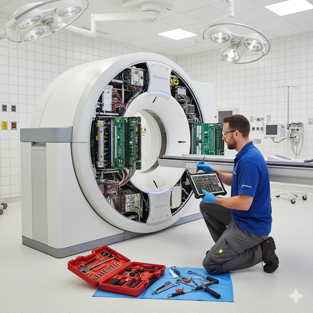 GE Discovery MI PETCT Repair Service and Maintenance