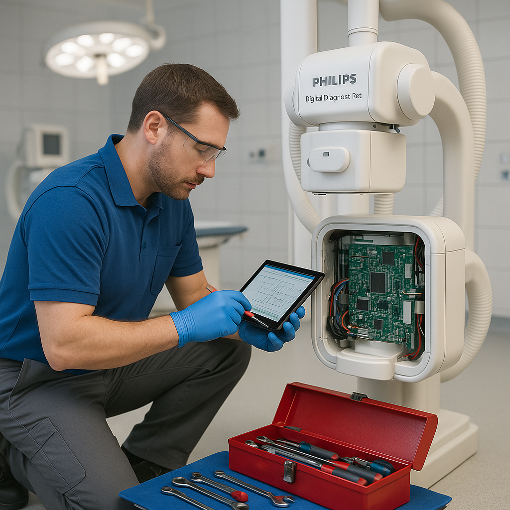 Philips DigitalDiagnost Rel. 2 Digital Radiography Repair Service and Maintenance