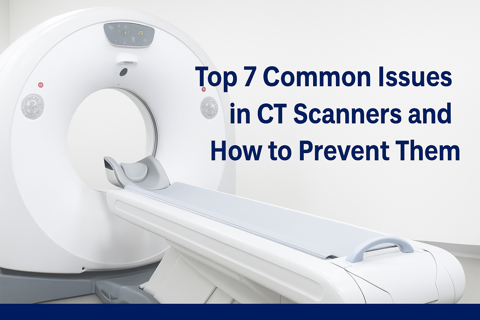 Top 7 Common CT Scanner Issues and How to Prevent Them