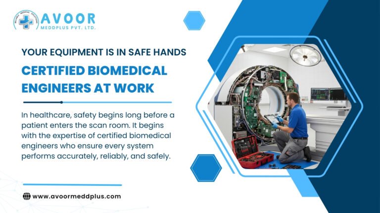 Certified Biomedical Engineers Ensuring Safe Equipment Performance