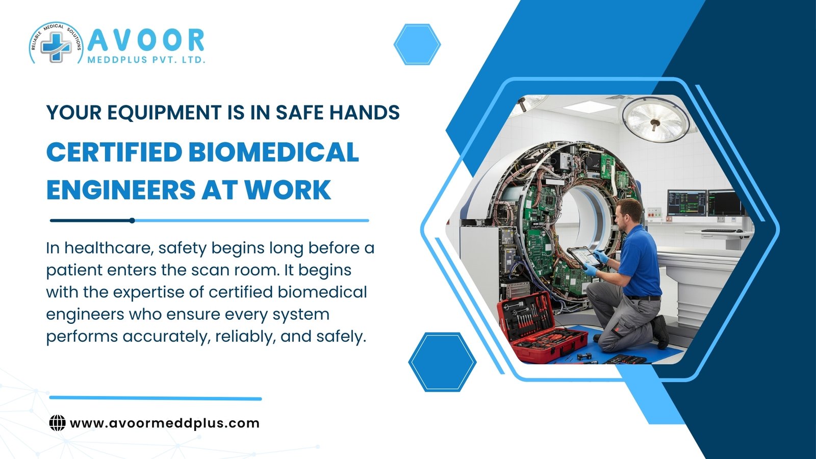 Certified Biomedical Engineers Ensuring Safe Equipment Performance